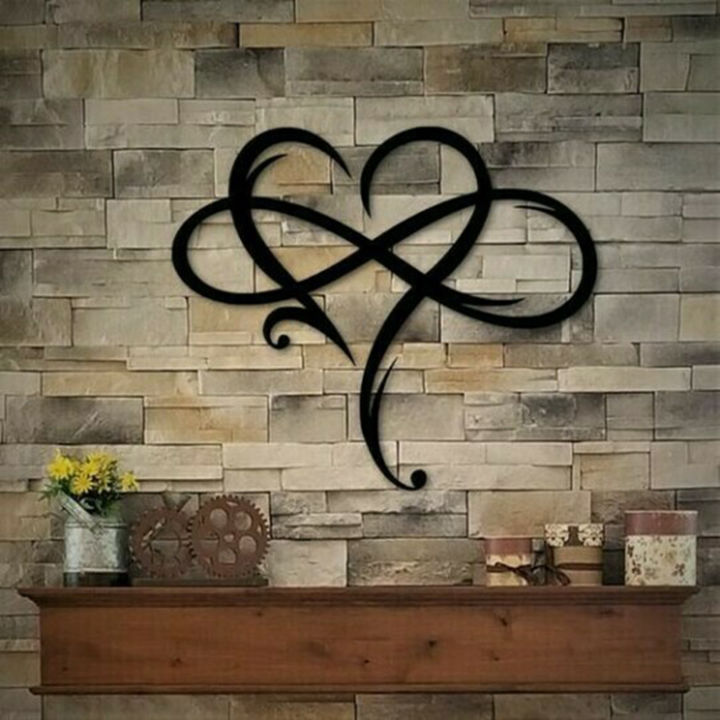 Wall%20Art%20Infinity%20Symbol%20Large%20Heart%20Shaped%20Steel%20Sculpture%20-%20Image%209