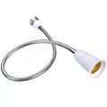 E27 LED Light Bulb Lamp Holder Flexible Extension Adapter Converter Screw Socket.