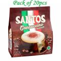 Santos Cappuccino Coffee 25gm - Combo of 20pcs. 