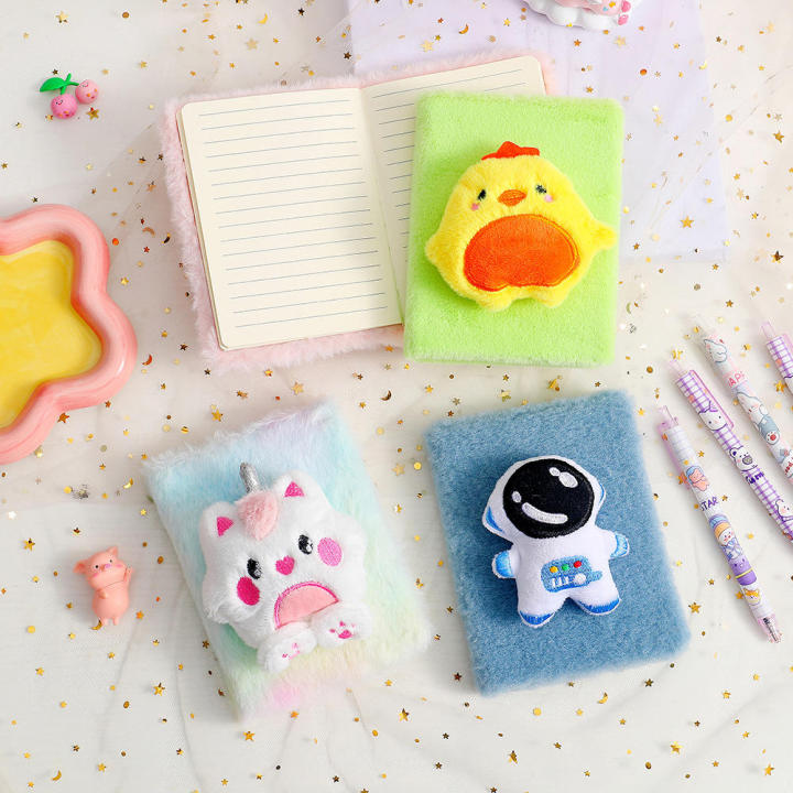 Cartoon%20Plush%20Doll%20Notebook%20Cute%20Rabbit%20Diary%20Children's%20Small%20Size%20Notebook%20Daily%20Record%20Book%20Student%20Award%20Commemorative%20Gift%20-%20Image%203
