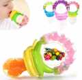 Children's silica gel nibbler for fruits and vegetables, teether for supplementary food, mesh bag BABY FRUIT CHUSNI CN_1pcs. 