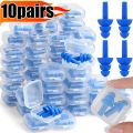 Soft Silicone Earplugs Waterproof Swimming Ear Plugs with Box Reusable Noise Reduction Sleeping Ear Plugs Hearing Protection. 