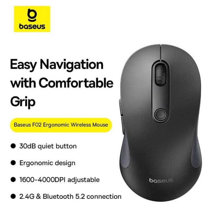 Baseus%20F02%20Ergonomic%20Wireless%20Mouse%20(without%20Battery)%20Wireless%20Mouse%20Gen%202%20%20Bluetooth%202.4G%204000%20DPI%20Gaming%20Mouse%20-%20Image%209