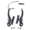 2pcs/set V Brakes Universal Bicycle Mountain Bike V-Brake Pads Clamp Parts Black 1pc.