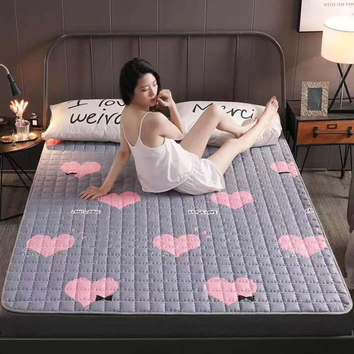 The%20manufacturer%20supplies%20mattress%20upholstered%201.8m%20mattress%20double%20home%20protection%20mattress%20thin%20cushion%20non-slip%20-%20Image%203