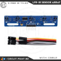 IR Sensor Array 5 Channel(Tx-Rx) or line Following Robot(LFR) Sensor for Arduino and Robo Car Project.. 