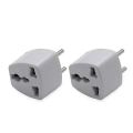3 Pin To 2 Pin Plug Converter Adapter- AC Plug Converter.