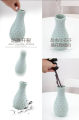 Modern Plastic Flower Vase for Home Living Room Decoration Flower Pot Imitation Porcelain ,Empty Flower Tob.