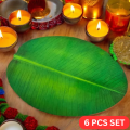 Cute Banana Leaf Dish Plate - Rokomari Ponner Hat.