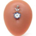 Various styles Dripping Oil Butterfly Belly Button Rings for Women Navel Piercing Snowflake Navel Rings Body Jewelry.