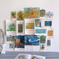 20pcs/set Wallpapers Ins Creative Art Decorative Card Bedroom Living Room Background Wall Sticker Poster.