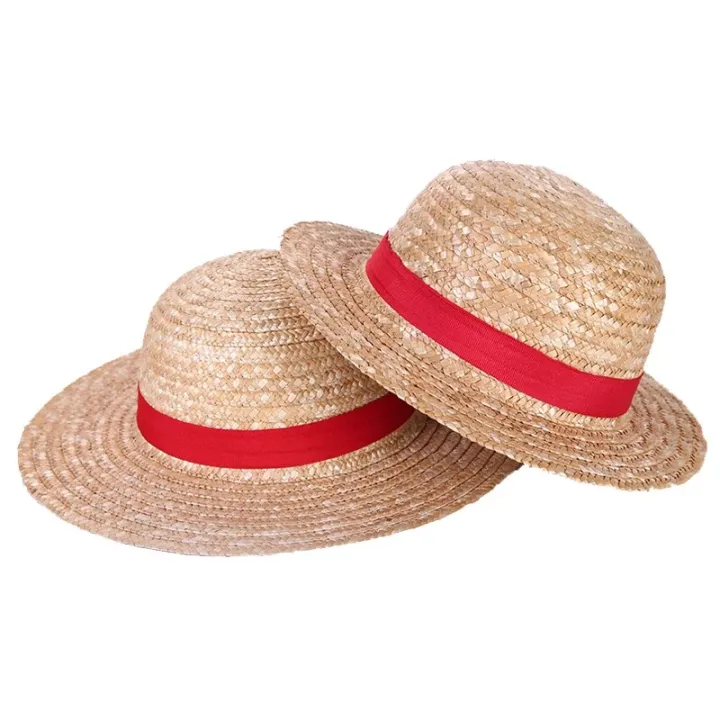 Boy%20Girl%20One%20Piece%20Cap%20Straw%20Hat%20Neck%20String%20Luffy%20Flat%20Hats%20Cosplay%20Japanese%20Cartoon%20Props%20Hat%20Kid%20Red%20Stripe%20Beach%20Hat%20YF001%20-%20Image%202
