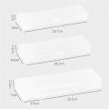 White Pencil Box  Transparent Stationery Case Frosted Office Supplies Pencil Bag for School Office Students Stationery Storage Desk Organization. 
