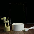 Internet celebrity atmosphere gift 3D chronicle message board creative bedroom bedside DIY transparent night light. 