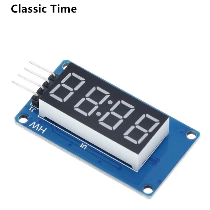 1pcs 4 Bit TM1637 7 Segments Digital Display Tube Red 4-Digit LED Display Module Board For Arduino Diy LED Display Board