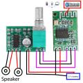 5v Bluetooth Stereo audio receiver and Mini Digital Power Amplifier Drive Board 3W +3W circuit Board. 