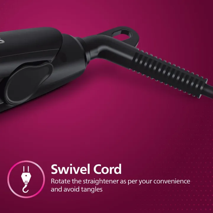 Philips%20HP8302/06%20Selfie%20Hair%20Straightener%20%E2%80%93%20SilkPro%20Care,%20Ceramic%20Plates,%20210%C2%B0C%20Fast%20Heat%20Up%20(Official%20Philips%20Product)%20-%20Image%204