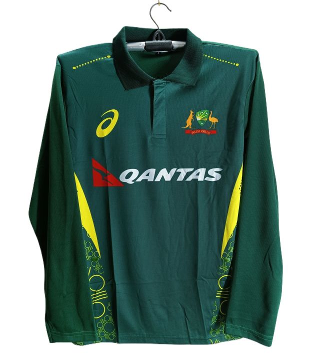 Australia Full Sleeve Polo Cricket Jersey For Man - Australia Jersey ...