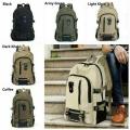Large Backpack Mens Boys Rucksack Fishing Sports Travel Hiking School Bag. 