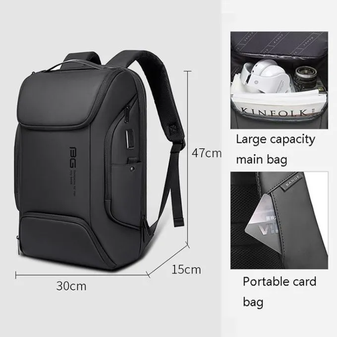 BANGE%20BG-7267%20Trendy%20Laptop%20Backpack%20Smart%20Stylish%20High-class%20Backpack%20For%20Business%20Travel%20Office%20School%20College-%20Black%20-%20Image%208