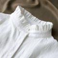 Autumn and Winter Texture Detachable Collar Women's All-Matching Fake Collar Detachable Collar Younger Peter Pan Collar Shirt Collar Cotton Multifunctional Shirt Fake Collar. 