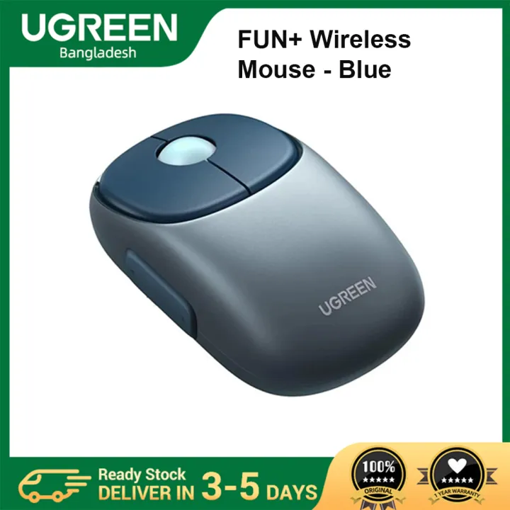 UGREEN MU102 FUN+ Multi-mode Wireless Mouse - Blue/Pink - Ugreen ...