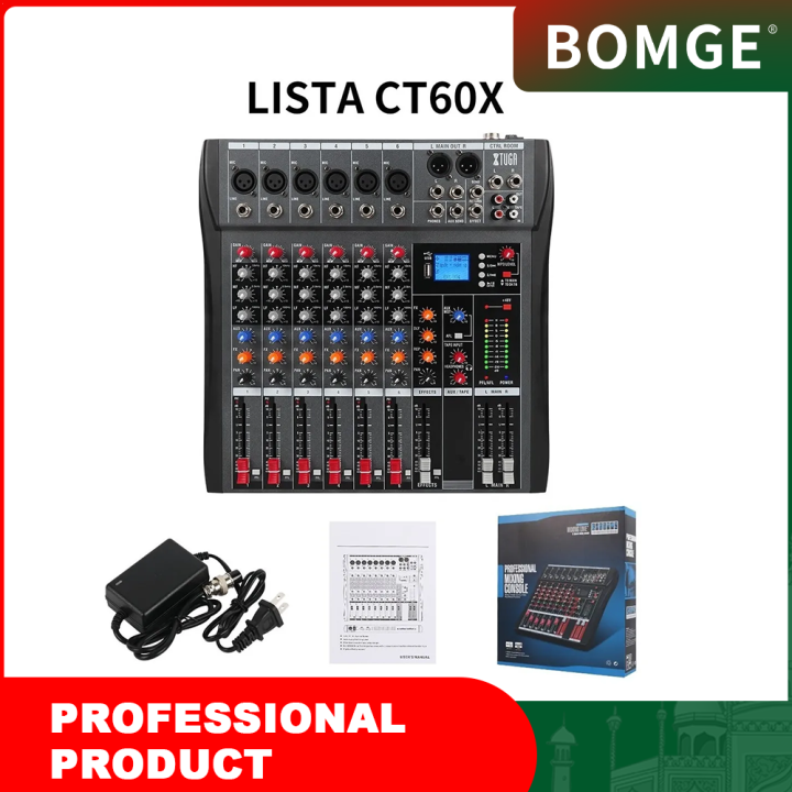 Mixer Audio Design PAMX2.711 9 Canali Con USB, Bluetooth E Processore FX