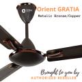ORIENT GRATIA 56" (Metalic Bronze Copper) Ceiling Fan / FAN. 