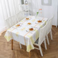 New Listed PEVA Fruit Tablecloth Oil Resistant Waterproof Household Small Fresh Tablecloth Coffee Table Computer Table Mat for Eating.