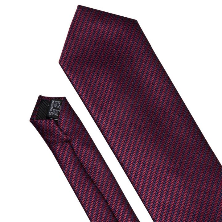 Red%20100%25%20Silk%20Novelty%20Tie%20Set%208.5cm%20Solid%20Woven%20Necktie%20Fashion%20Designers%20Barry.Wang%20Tie%20For%20Men%20Wedding%20Business%20LS-5028%20-%20Image%206