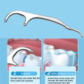 Portable Stainless Steel Tooth Pick Sticks with Key Ring(4 pcs set).
