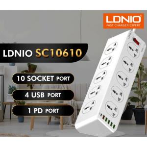 LDNIO SC10610 30W 6-Port USB Charger Power Strip 10 Socket