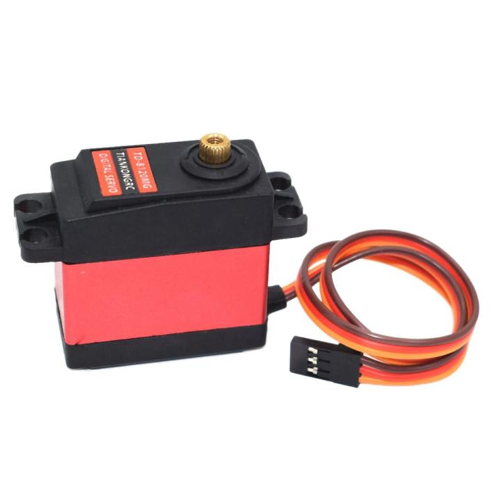 TD-8120MG 20kg 180 Derece Metal Dişli Servo Motor 20Kg Yüksek Tork Su TD-8120MG 20kg 180 Derece Metal Dişli Servo Motor 20Kg Yüksek Tork Su