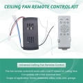 Universal Low Voltage 50w Dc Fan Light Driver Controller Ceiling Fan Remote Control Kit 6-Speed Timing. 