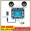 30 watt stereo amplifier circuit board TPA3110 XH-A232 30W 30W 2.0 Dual Channel Digital Stereo Audio Power Amplifier DC 8-26V 3A TPA 3110. 