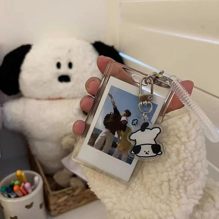 Xiaohongshu%20Same%20Style%20Pendant%20Acrylic%20Three-Inch%20Polaroid%20Photo%20Frame%20Girlfriend%20No%20Words%20Sweating%20Keychain%20Small%20Animal%20Couple%20Card%20Holder%20Birthday%20Gift%20-%20Image%204