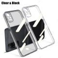 lthmy for Xiaomi Civi 1S case soft semi-transparent black silicone flexible shockproof cover skin yellowing-resistant crystal clear jelly casing. 