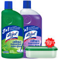 (Tiffin Box Free) Lizol Disinfectant Floor & Surface Cleaner 2 X 500ml Neem & Lavender. 