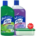 (Tiffin Box Free) Lizol Disinfectant Floor & Surface Cleaner 2 X 500ml Neem & Lavender. 