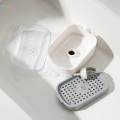 Soap Dispenser Holder Sink Dish Washing Soap Dispenser Practical Multifunctional Modern 100ml Capacity Easy to Fill for Countertop Bathroom.