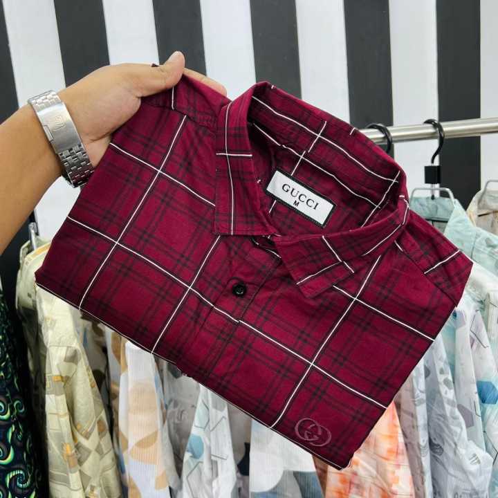 NEW Exclusive Design Premium Quality Long Sleeve Casual Check Shirt For Men By Rimon eStyler