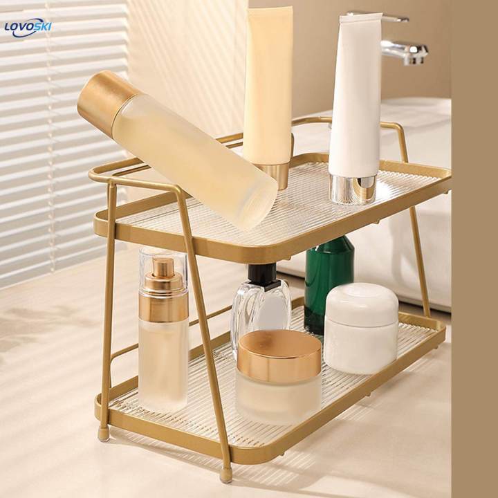 Spice%20Organizer%20Rack,%20Standing%20Storage%20Shelf,%20Multifunctional%20Double%20Layer%20Bathroom%20Organizer%20Shelf,%20Storage%20Shelf,%20for%20Bedroom%20Perfume%20Home%20-%20Image%205