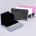 Business Name Card Holder PU Leather & Stainless Steel Multi Card Case Holder Wallet card ID Case For Men & Women.