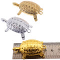 Feng Shui Golden Money Turtle Lucky Fortune Wealth Home Office Decoration Gift. 