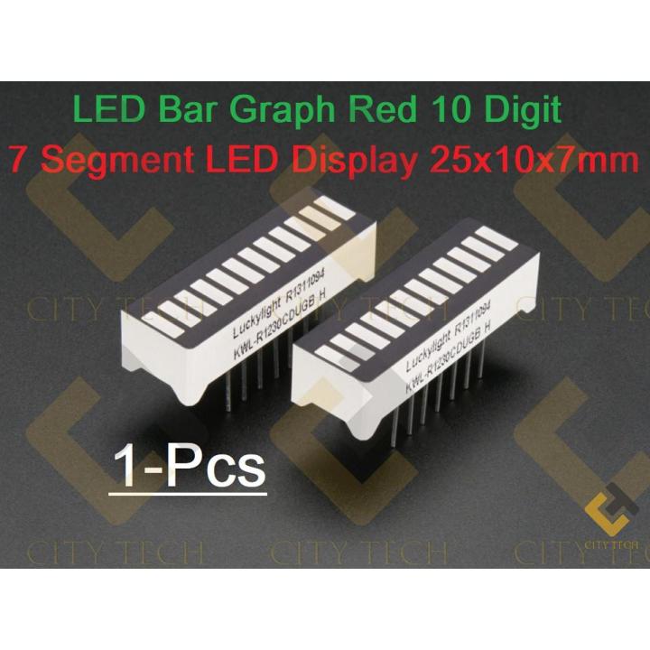 10 Digit LED Bar Graph Display