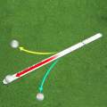Golf Putting Ruler Instructional Swing Trainer Golf Training Aid for Practice Use. 