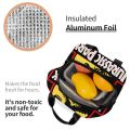 Custom Jurassic Park Dinosaur Print Lunch Bag Men Women Cooler Thermal Insulated Lunch Box for Adult Office. 