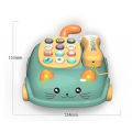 Electronic Baby Phone Toy Children Mini Cat telephone Toy Phone Musical Music Sound Toys Infant Early Educational Mobile Phone. 