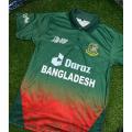 Bd Asia Cup Jersey 2022 Short Sleeves With Collar.