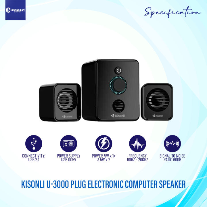 KISONLI%20U-3000%20PLUG%20ELECTRONIC%20COMPUTER%20SPEAKER%20-%20Image%202